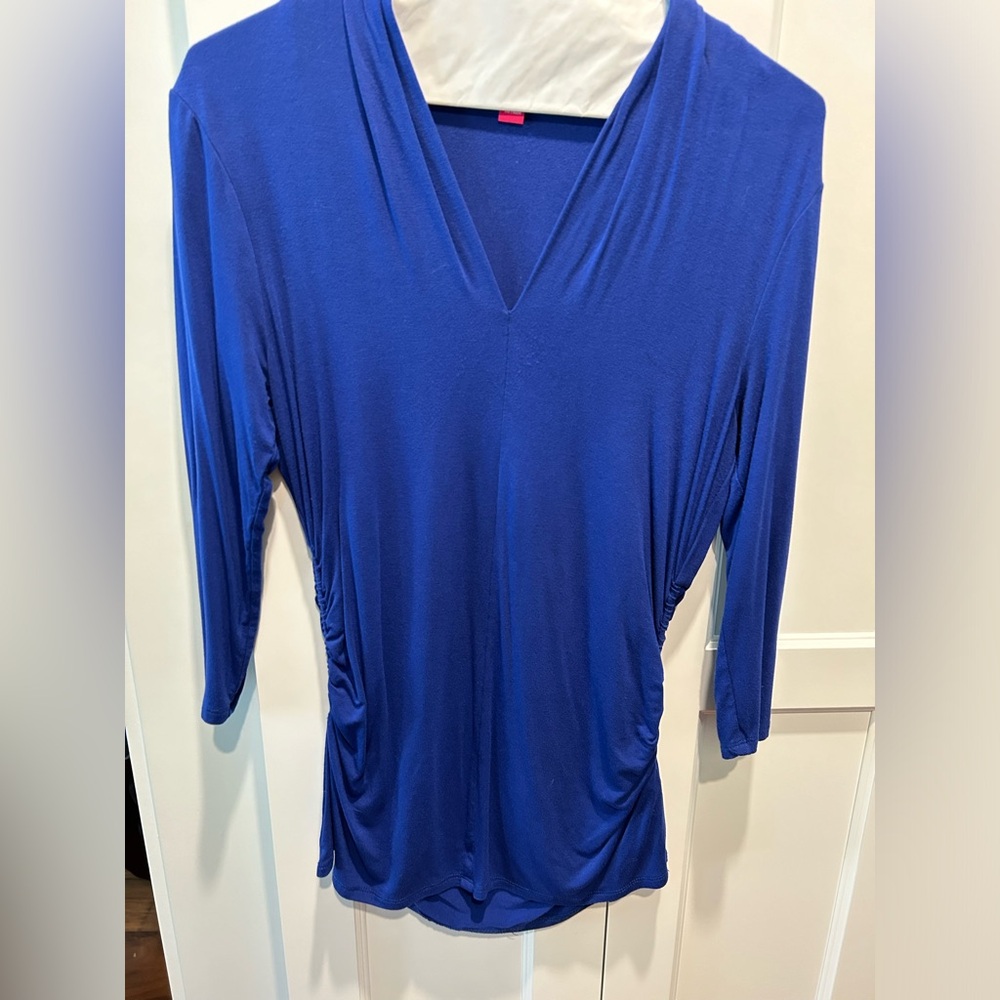 Royal blue top